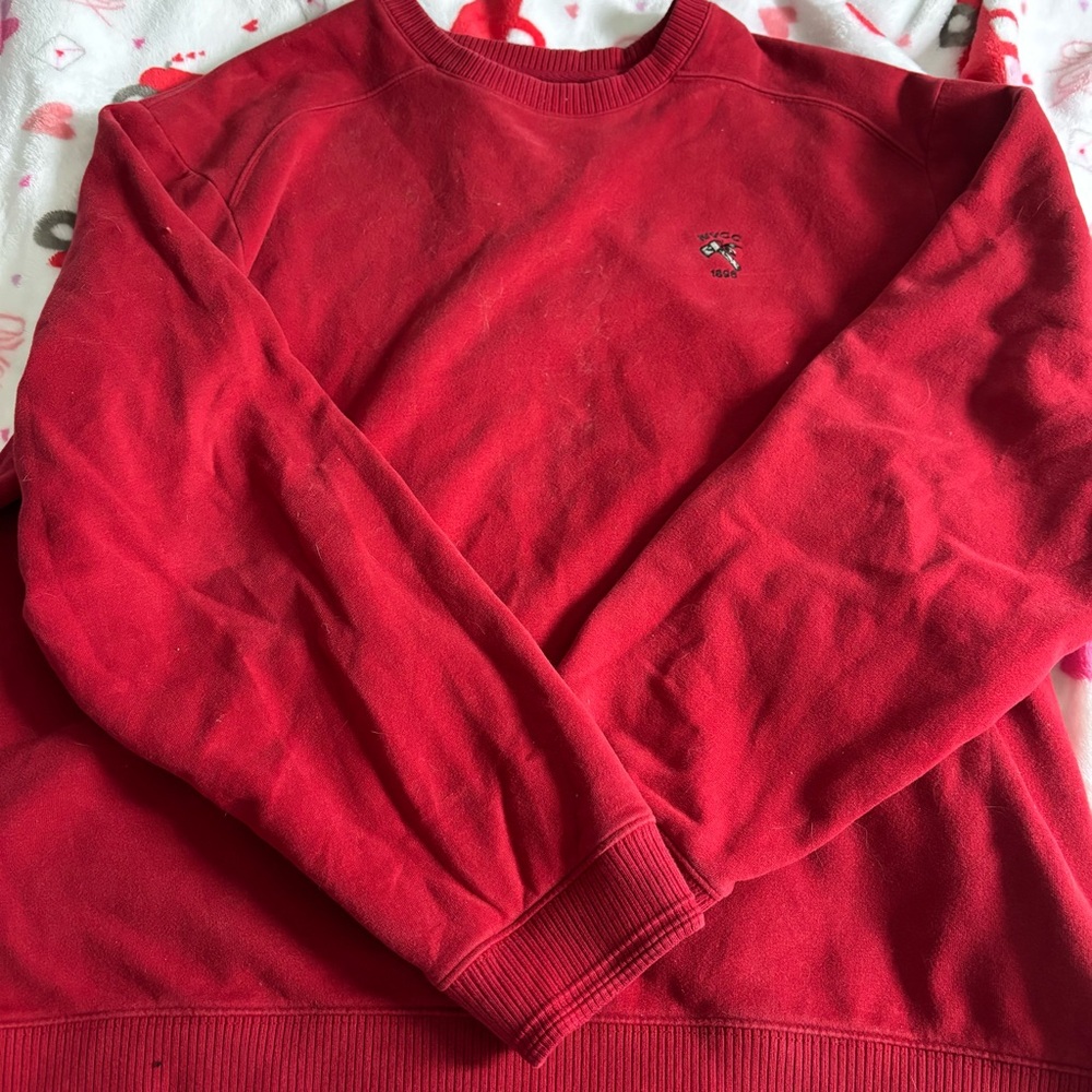 Gear For Sports Classic Red Crewneck Sweater